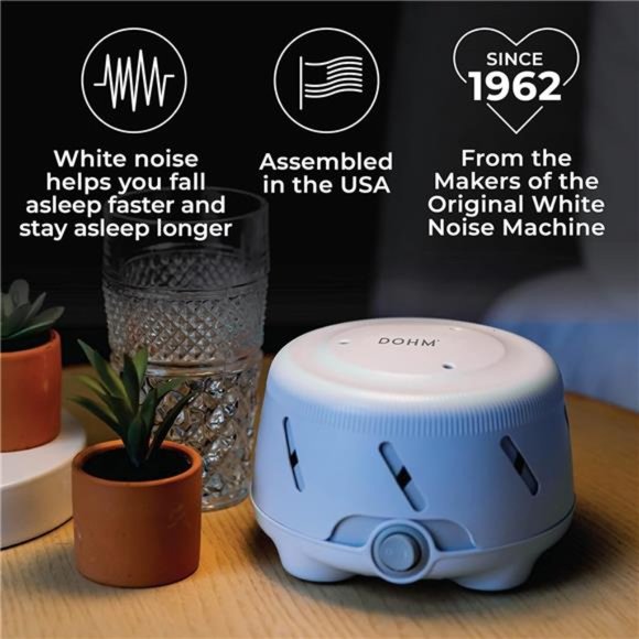 Yogasleep Dohm UNO White Noise Machine with Real Fan Inside, Adjustable Tone - Picture 1 of 6